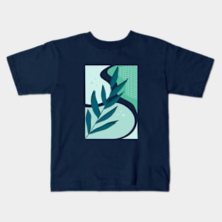 Leafy Abstractions Kids T-Shirt